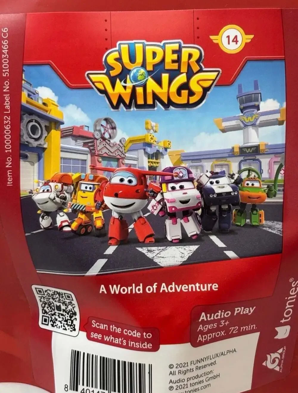 tonies Super Wings: A World of Adventure‎ Jett Audio Play Character